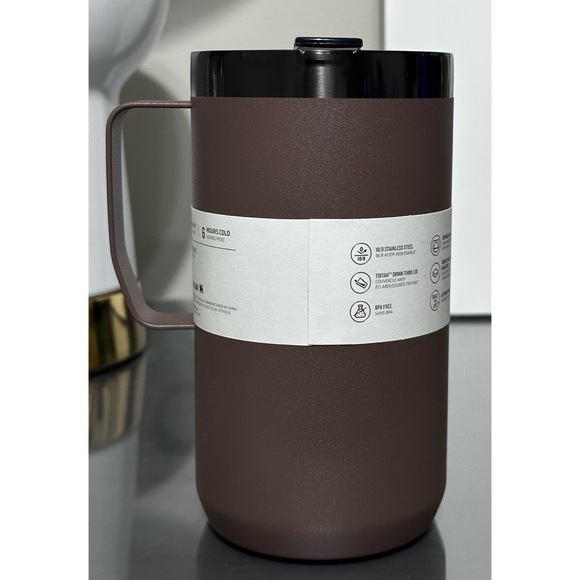 NWT STANLEY THE FALL REFRESH STAY HOT CAMP MUG | 24 OZ, ESPRESSO DARK BROWN - Picture 2 of 4